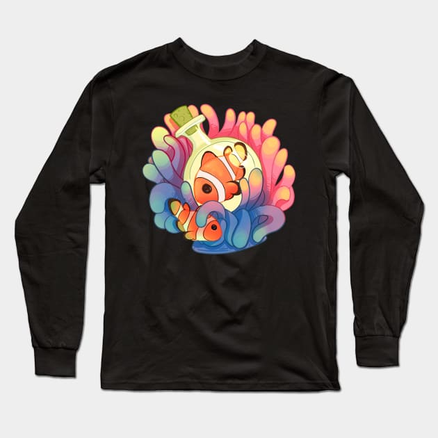 C is for Clownfish Long Sleeve T-Shirt by AshenShop